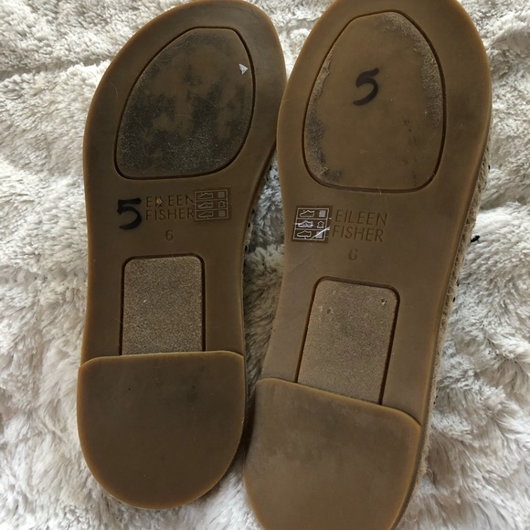 Eileen Fisher Milly Canvas Espadrille Sandals - Picture 7 of 7